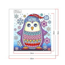 Load image into Gallery viewer, Crystal Rhinestone Diamond Painting Kit | Cute penguin
