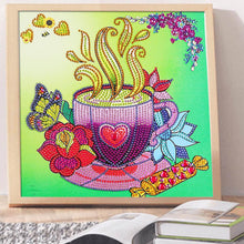 Load image into Gallery viewer, Crystal Rhinestone Diamond Painting Kit | A teacup
