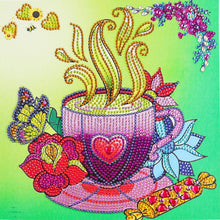 Load image into Gallery viewer, Crystal Rhinestone Diamond Painting Kit | A teacup

