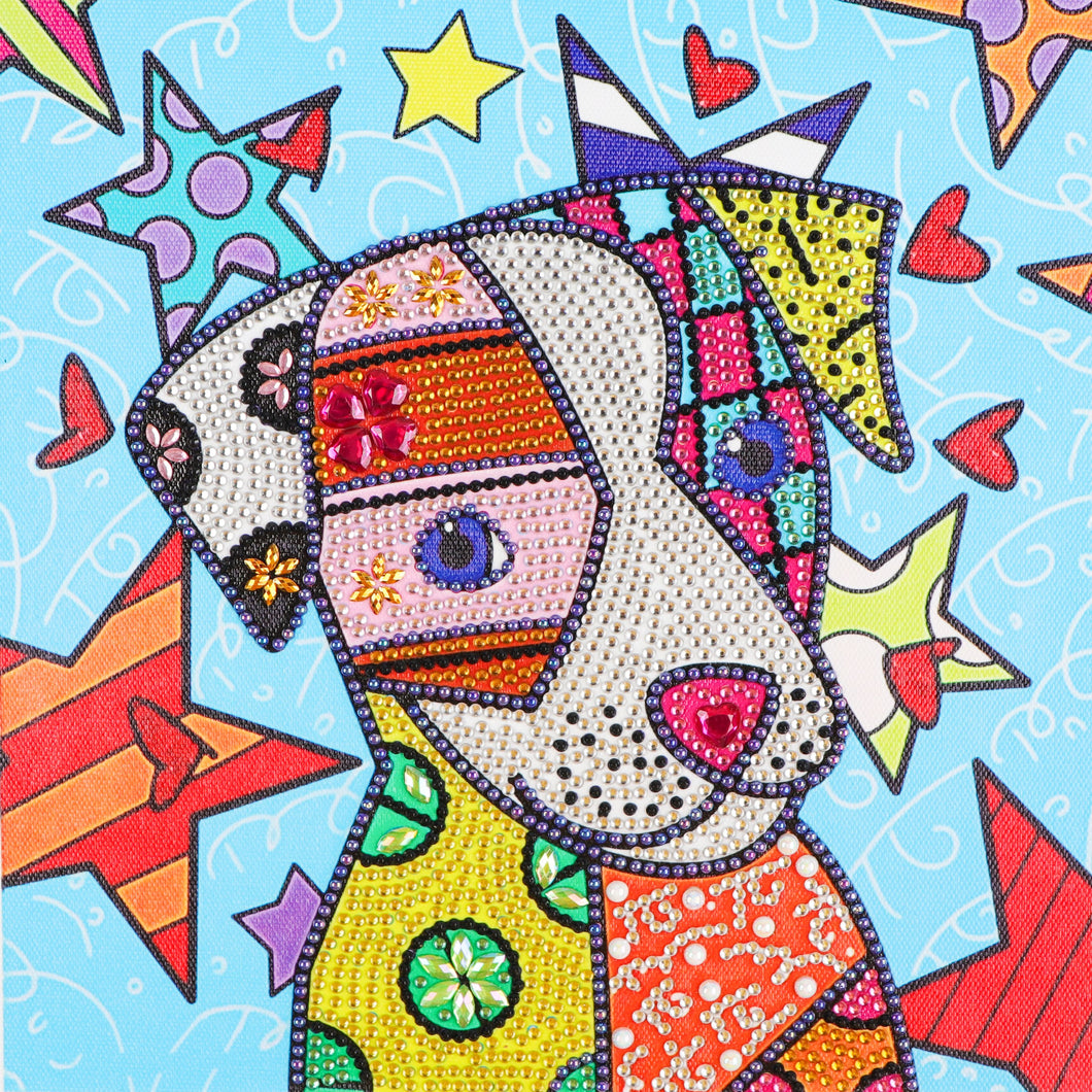 Crystal Rhinestone Diamond Painting Kit | Dog