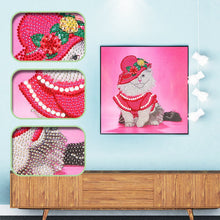 Load image into Gallery viewer, Crystal Rhinestone Diamond Painting Kit | Rich cat
