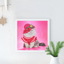 Load image into Gallery viewer, Crystal Rhinestone Diamond Painting Kit | Rich cat
