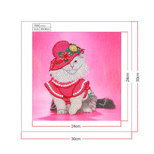 Load image into Gallery viewer, Crystal Rhinestone Diamond Painting Kit | Rich cat
