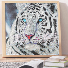 Load image into Gallery viewer, Crystal Rhinestone Diamond Painting Kit | White tiger
