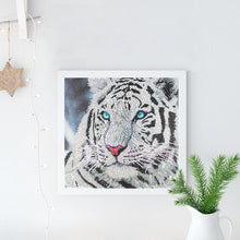 Load image into Gallery viewer, Crystal Rhinestone Diamond Painting Kit | White tiger
