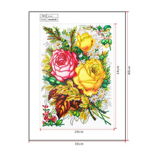 Load image into Gallery viewer, Crystal Rhinestone Diamond Painting Kit | Peony flower
