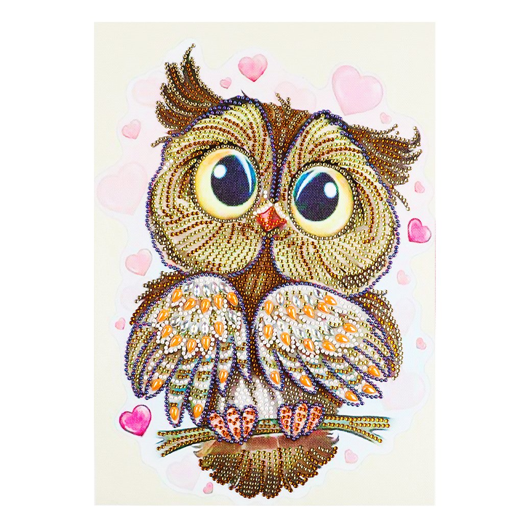 Crystal Rhinestone Diamond Painting Kit | Cute owl