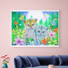 Load image into Gallery viewer, Crystal Rhinestone Diamond Painting Kit | Cute kitten
