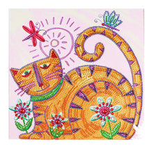Load image into Gallery viewer, Crystal Rhinestone Diamond Painting Kit | Cute cat
