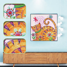 Load image into Gallery viewer, Crystal Rhinestone Diamond Painting Kit | Cute cat
