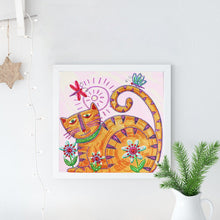 Load image into Gallery viewer, Crystal Rhinestone Diamond Painting Kit | Cute cat
