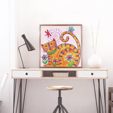 Load image into Gallery viewer, Crystal Rhinestone Diamond Painting Kit | Cute cat
