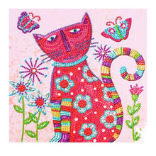 Load image into Gallery viewer, Crystal Rhinestone Diamond Painting Kit | Cute cat
