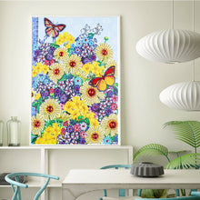 Load image into Gallery viewer, Crystal Rhinestone Diamond Painting Kit | Butterflies and flowers
