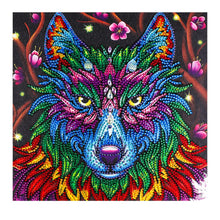 Load image into Gallery viewer, Crystal Rhinestone Diamond Painting Kit | Wolf head
