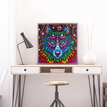 Load image into Gallery viewer, Crystal Rhinestone Diamond Painting Kit | Wolf head
