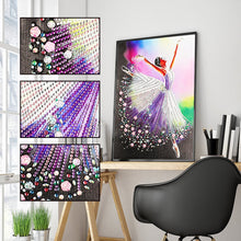 Load image into Gallery viewer, Crystal Rhinestone Diamond Painting Kit | Ballet dancer
