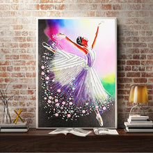 Load image into Gallery viewer, Crystal Rhinestone Diamond Painting Kit | Ballet dancer

