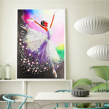 Load image into Gallery viewer, Crystal Rhinestone Diamond Painting Kit | Ballet dancer
