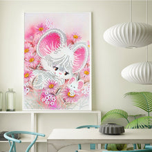Load image into Gallery viewer, Crystal Rhinestone Diamond Painting Kit | Cute mouse
