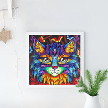 Load image into Gallery viewer, Crystal Rhinestone Diamond Painting Kit | Cat head
