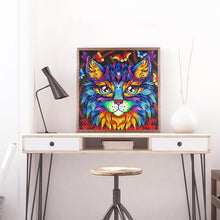 Load image into Gallery viewer, Crystal Rhinestone Diamond Painting Kit | Cat head
