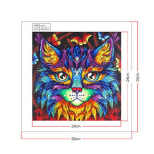 Load image into Gallery viewer, Crystal Rhinestone Diamond Painting Kit | Cat head
