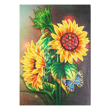 Load image into Gallery viewer, Crystal Rhinestone Diamond Painting Kit | Sunflower
