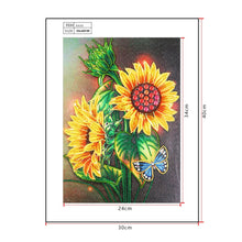 Load image into Gallery viewer, Crystal Rhinestone Diamond Painting Kit | Sunflower
