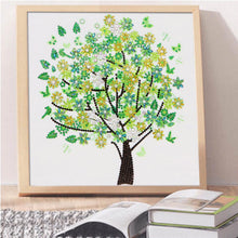 Load image into Gallery viewer, Crystal Rhinestone Diamond Painting Kit | Green tree
