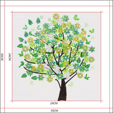 Load image into Gallery viewer, Crystal Rhinestone Diamond Painting Kit | Green tree
