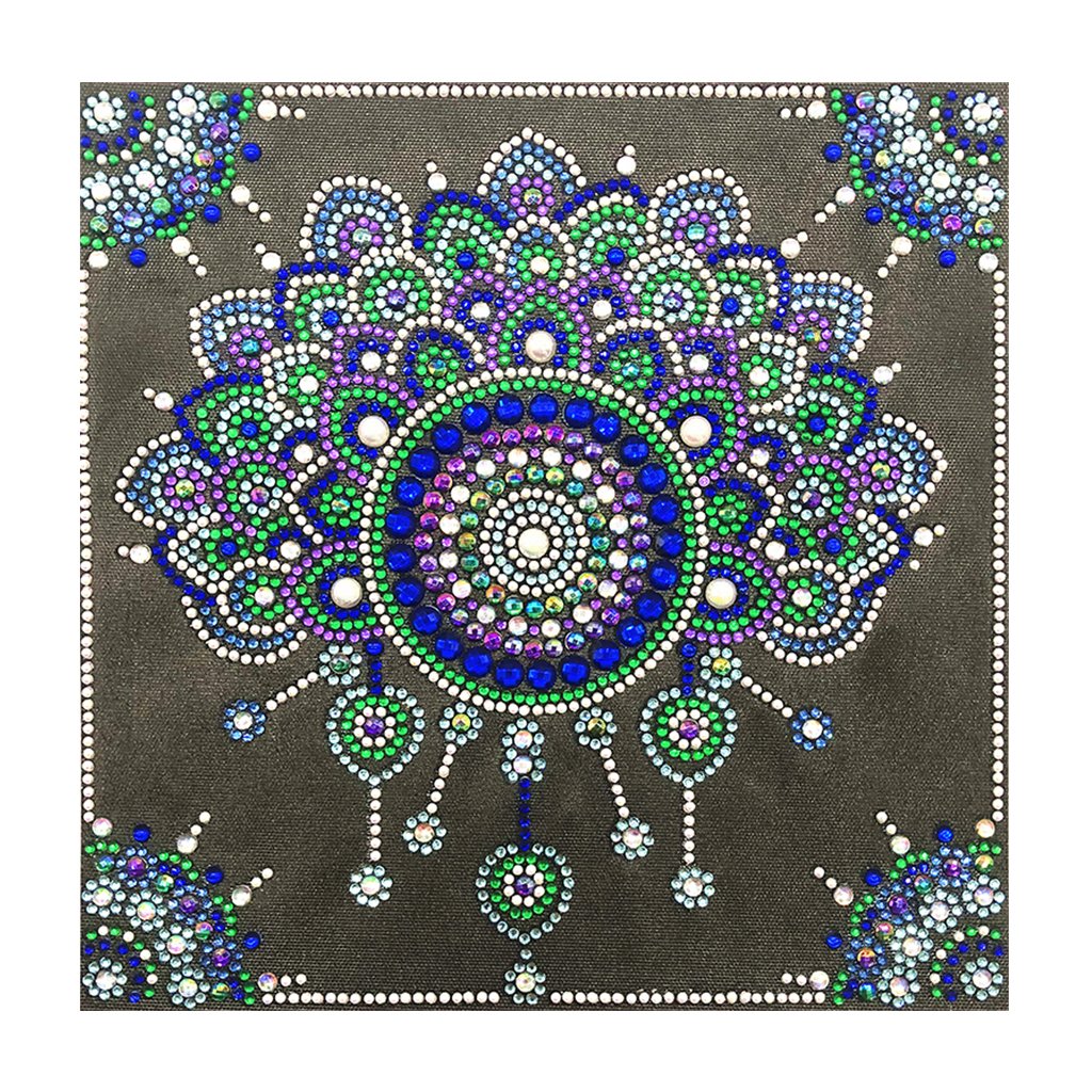 Crystal Rhinestone Diamond Painting Kit | Mandala Flower