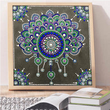 Load image into Gallery viewer, Crystal Rhinestone Diamond Painting Kit | Mandala Flower
