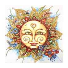 Load image into Gallery viewer, Crystal Rhinestone Diamond Painting Kit | Sun Smiley
