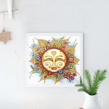 Load image into Gallery viewer, Crystal Rhinestone Diamond Painting Kit | Sun Smiley
