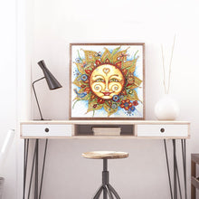 Load image into Gallery viewer, Crystal Rhinestone Diamond Painting Kit | Sun Smiley
