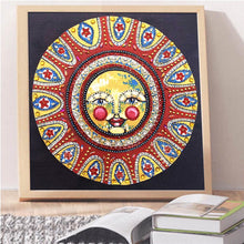 Load image into Gallery viewer, Crystal Rhinestone Diamond Painting Kit | Sun Smiley
