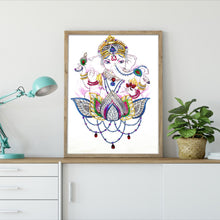 Load image into Gallery viewer, Crystal Rhinestone Diamond Painting Kit | Religious elephant
