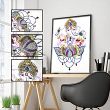 Load image into Gallery viewer, Crystal Rhinestone Diamond Painting Kit | Religious elephant
