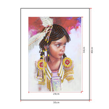 Load image into Gallery viewer, Crystal Rhinestone Diamond Painting Kit | Cute little girl
