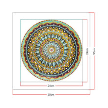 Load image into Gallery viewer, Crystal Rhinestone Diamond Painting Kit | Mandala
