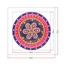 Load image into Gallery viewer, Crystal Rhinestone Diamond Painting Kit | Flower Mandala
