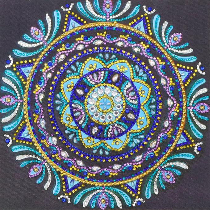 Crystal Rhinestone Diamond Painting Kit | Mandala