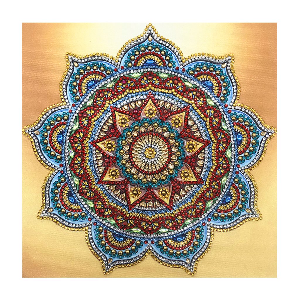 Crystal Rhinestone Diamond Painting Kit | Mandala Flower