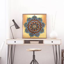 Load image into Gallery viewer, Crystal Rhinestone Diamond Painting Kit | Mandala Flower
