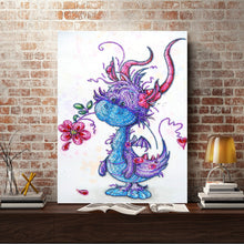 Load image into Gallery viewer, Crystal Rhinestone Diamond Painting Kit | Cute little dragon
