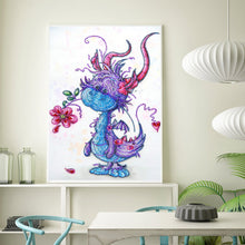 Load image into Gallery viewer, Crystal Rhinestone Diamond Painting Kit | Cute little dragon
