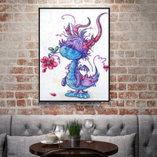 Load image into Gallery viewer, Crystal Rhinestone Diamond Painting Kit | Cute little dragon
