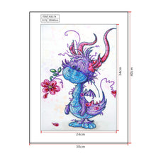 Load image into Gallery viewer, Crystal Rhinestone Diamond Painting Kit | Cute little dragon
