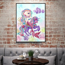 Load image into Gallery viewer, Crystal Rhinestone Diamond Painting Kit | Mermaid and unicorn
